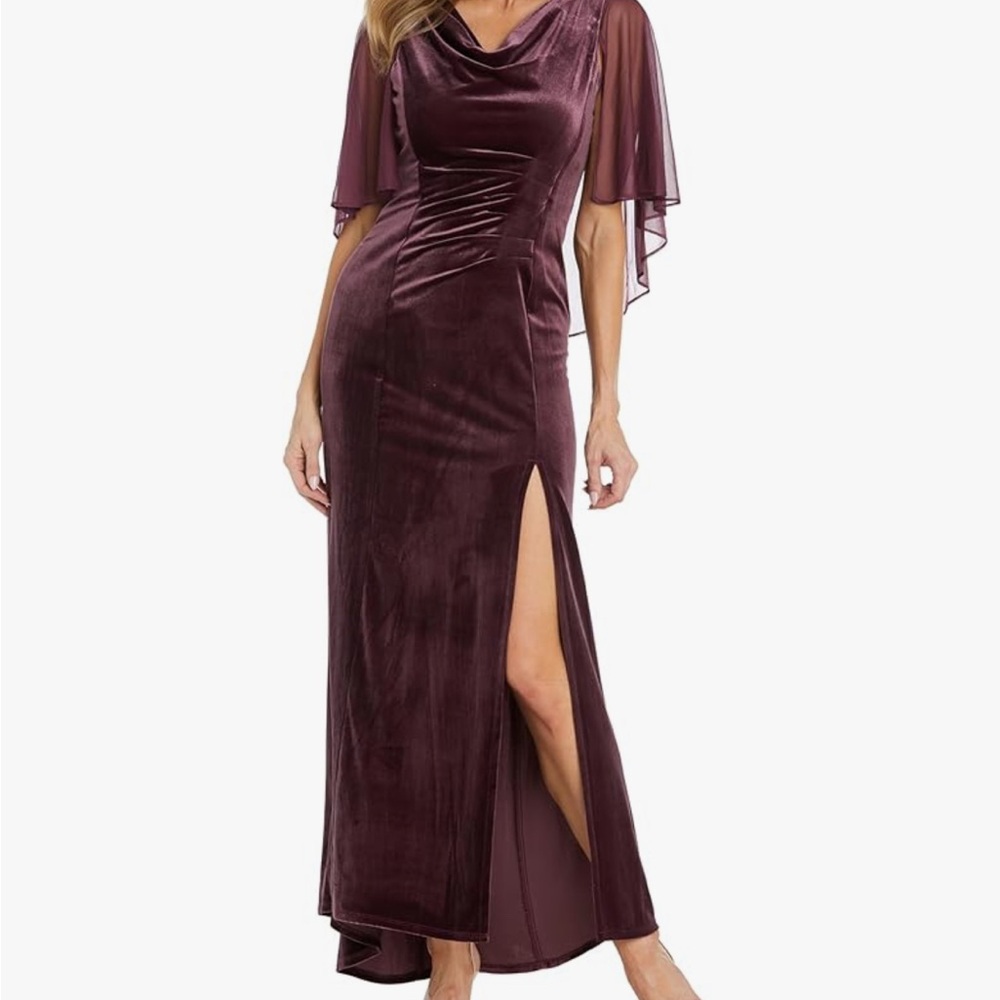 R&M Richards Velvet Gown – Size 12 | NWT ✨